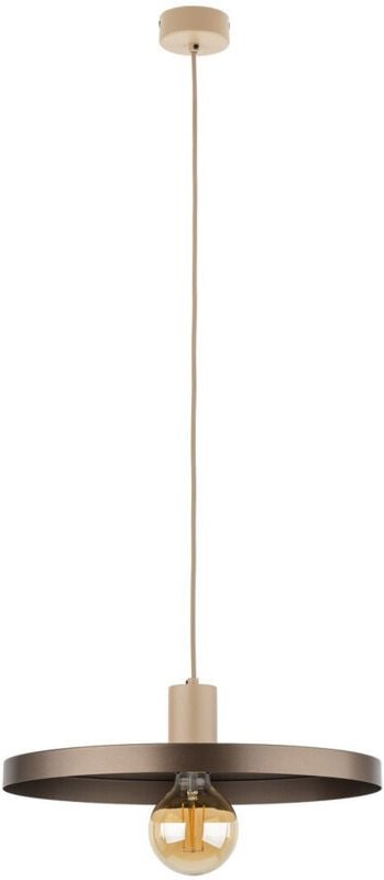 TK Sila 40cm Kuppel Pendelleuchte Deckenleuchte Braun 1xE27