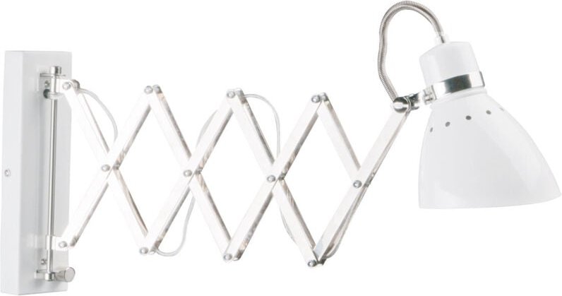 Steinhauer - wandleuchte - Spring - weiß - metall - scherenlampe