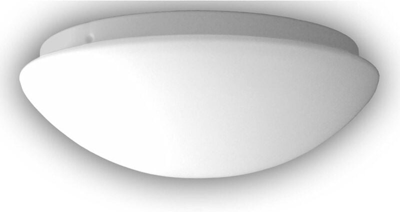 Led Deckenleuchte rund Opalglas matt, Nurglasleuchte, ø 20cm