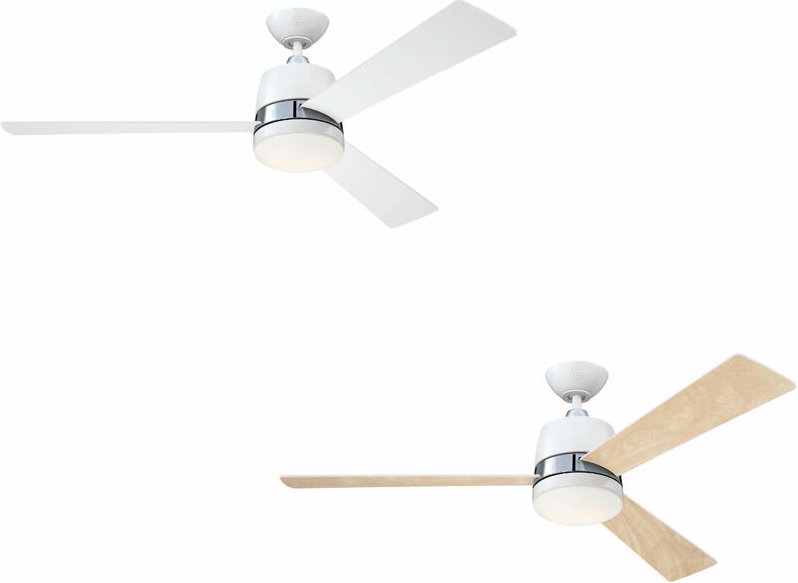 Thumbnail - Deckenventilator Tristan Weiß 132 cm mit Licht
