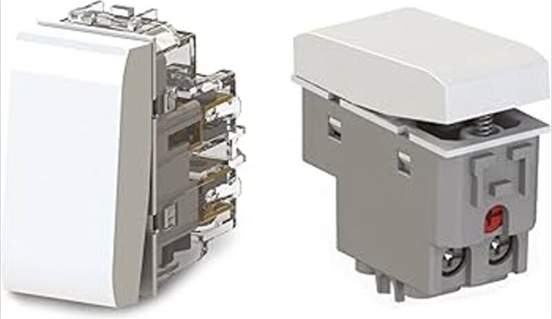 Schalter, umschalter, inverter und taster (no/nc) 1p 16 a 250 v ac - 4bccu.jw