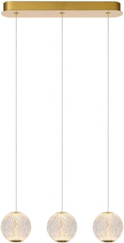 Lucide CINTRA - Pendelleuchten - LED Dim. - 3x4,7W 2700K - Transparent