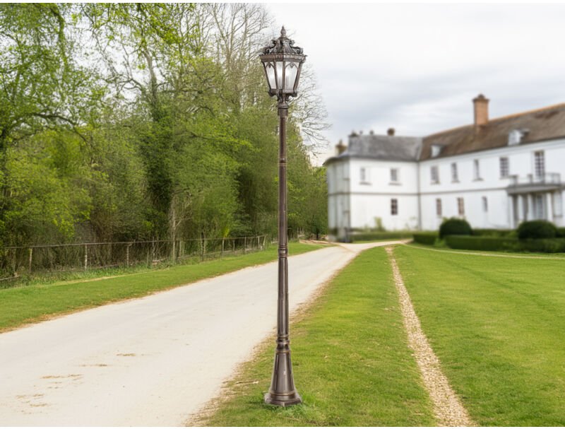 Tournai - 3 leichte große Außenlaterne Londonderry IP44, E14 - Elstead