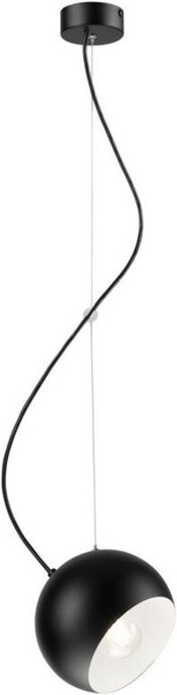Lamkur Inez Dome Pendel-Deckenleuchten Schwarz, 1x E27