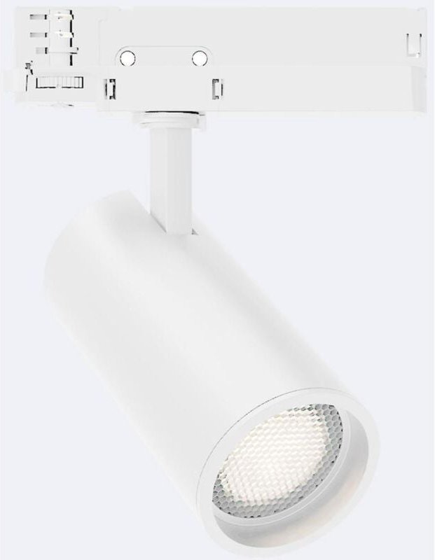 Efectoled - 3-Phasenstromschiene LED-Strahler 30W Fasano Blendfrei Dimmbar Weiss 3200K Warmweiß