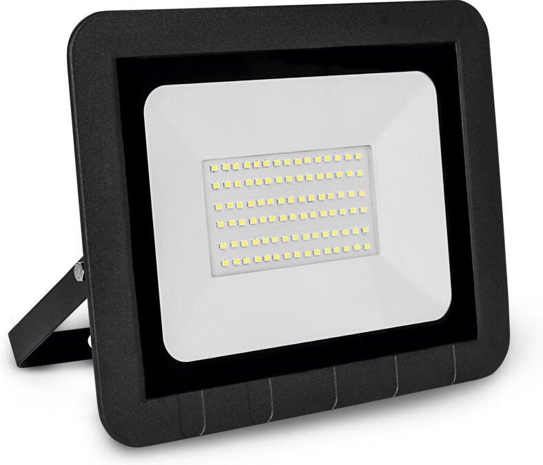 Matel schwarzer flacher LED-Projektor IP65 50W warm