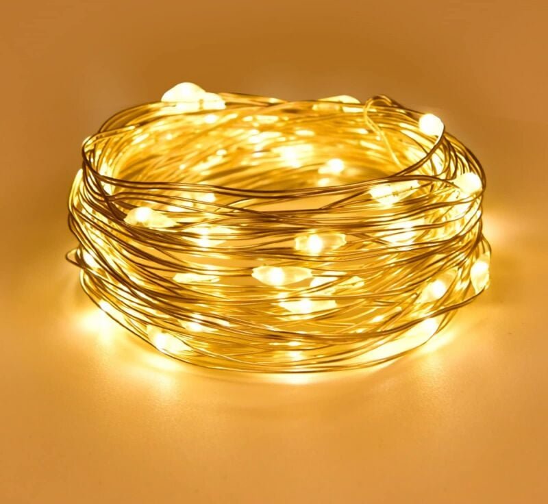 Bluedeer - Lichterkette USB-Stecker 2m led Warmweiß Innen Lichterketten 1 Stück