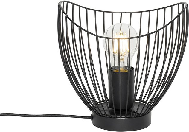 Moderne Tischlampe schwarz 20 cm - Pua