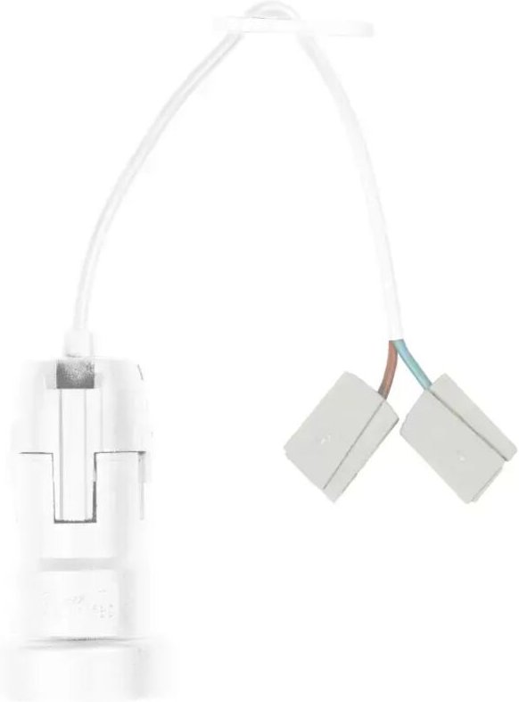 Bachmann Baustellenfassung E27 sw Steckklemme 641.1711