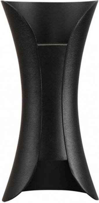 Senko - Wandleuchte sweeper de wall 10w 4000k dickens schwarz 950lm 20x10x9 cm ip65 aluminium