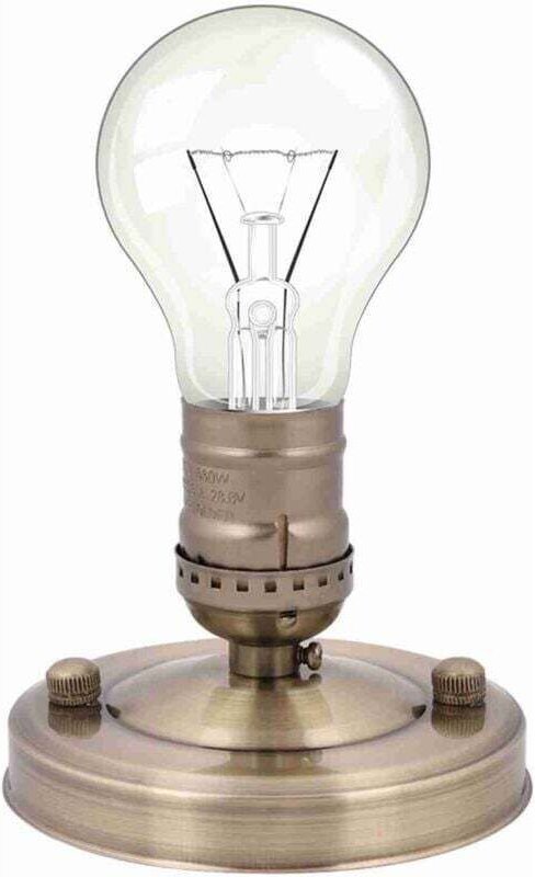 Retro-Wandleuchte aus Metall, E26/E27-Fassung, Aluminiumgehäuse, einfache DIY-Retro-Wandleuchte