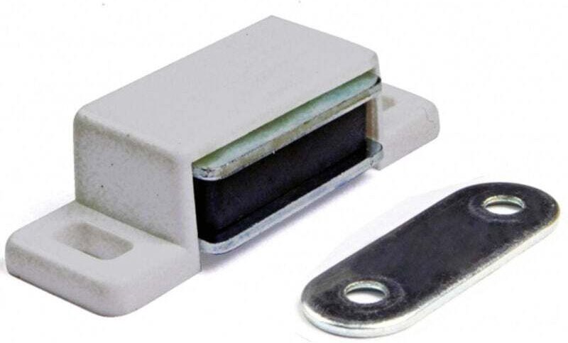 4 Stück Magnetverschluss für Möbeltüren, mit Befestigungsschrauben – - Ymyny