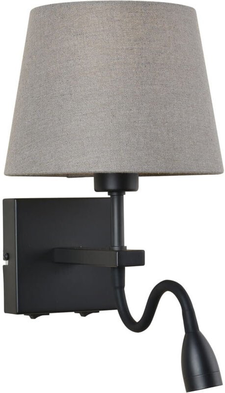 Italux Norte Wandleuchte modern mattschwarz WL-1122-2-BL-BM-RO-GR