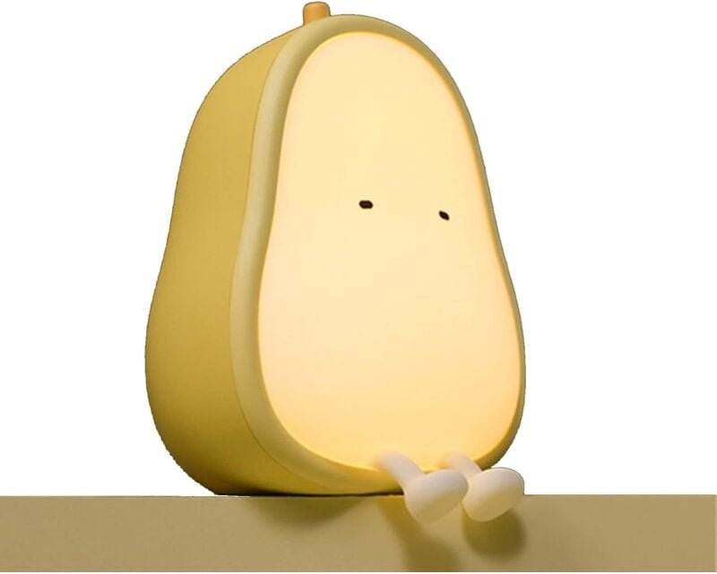 Baby-Nachtlicht in Birnenform, verstellbare Kinderlampe, wiederaufladbare, batteriebetriebene Kinderlampe, 120 Stunden B...