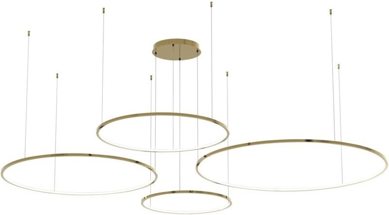 Saturno Led-Hängelampe Gold Milagro Ml0849