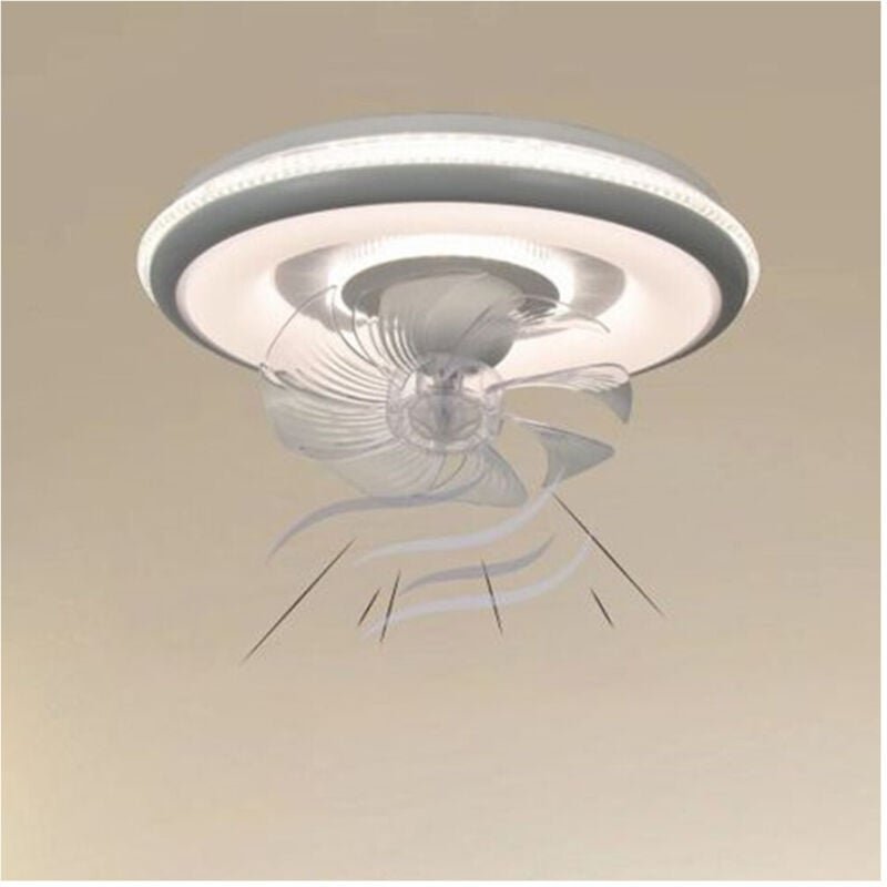 Thumbnail - Trade Shop Traesio - Trade Shop - ventilator-deckenleuchte 3200K-6500K runde deckenleuchte fan 33214 -