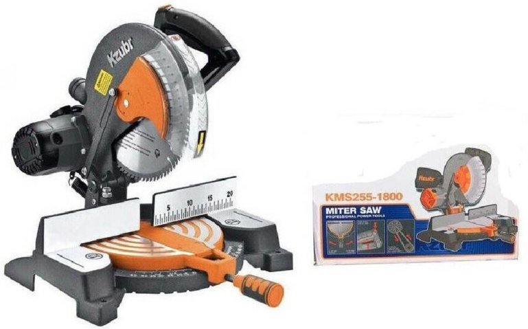 Trade Shop Traesio - Trade Shop - K10582 1800 watt legno troncatr mit sega circola 255 mm -