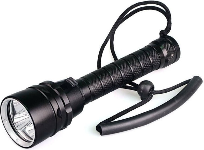 Tigrezy - BigMac Cree L2 led Unterwasser-Tauch-Taschenlampe, 100 m U-Boot, wasserdicht, wiederaufladbare Batterie, Licht...