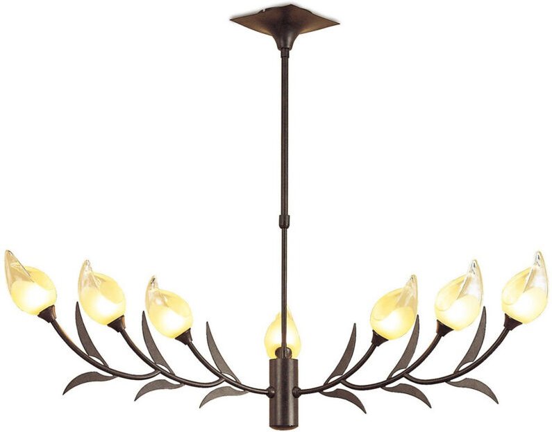 Inspired Mantra Holland Teleskop-Pendelleuchte, 9-flammig, G9, Braun/Schwarzoxid