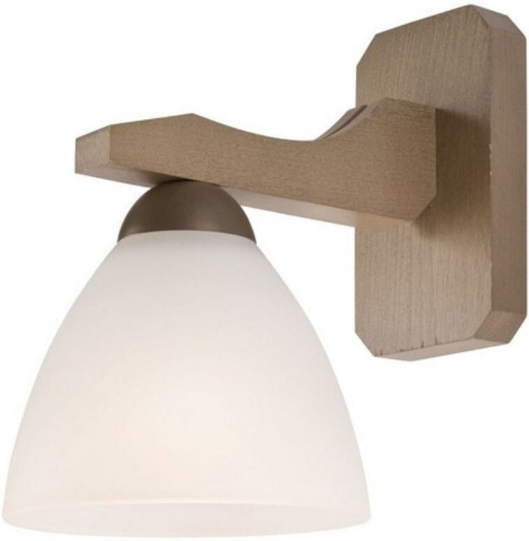 Thumbnail - Lamkur Adriano Dome Wandleuchte, Glasschirm, Sonoma, 1x E27