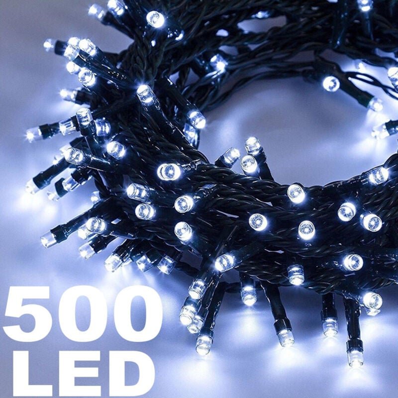 Thumbnail - Trade Shop Traesio - Trade Shop - catena luminosa 500 luci led lights white color mit internal controller -