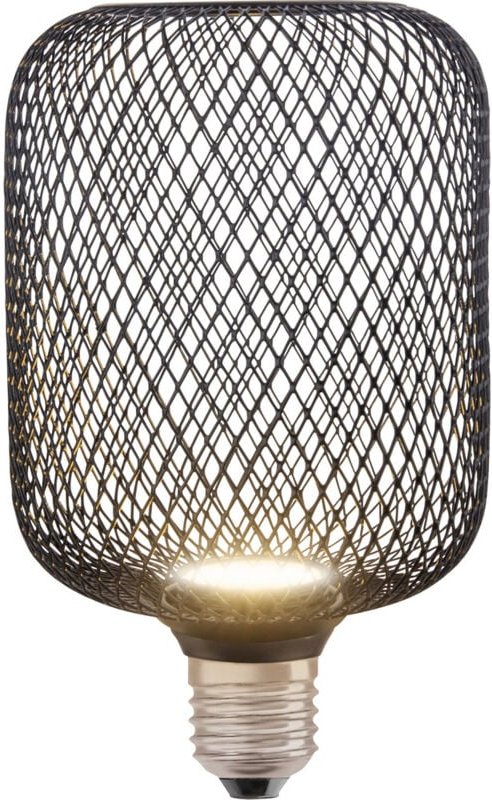 Osram LED Leuchtmittel Decor Flat Square 100 schwarz 3,5W 827 matt E27 Non-DIM