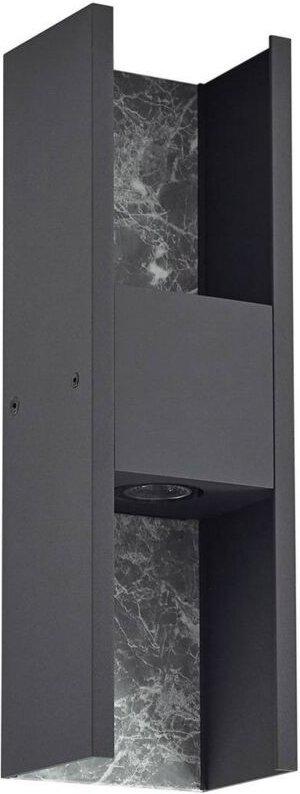 Thumbnail - Lucande - led Wandleuchte außen 'Lavrin' aus Aluminium von