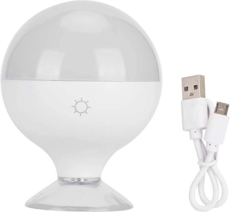 Spiegelleuchten, dimmbare LED-Schminkspiegellampen im Hollywood-Stil mit Saugnapf für Badezimmerspiegel, USB-wiederaufla...