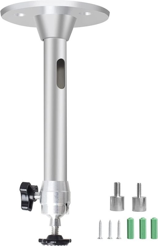 Csparkv - Deckenprojektorhalterung, universelle Videoprojektorhalterung für Projektor, Mini-Projektorhalterung, 90° 360°...