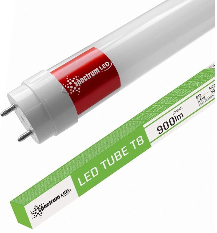 Spectrum - led-röhren / led-leuchtstoffröhren neutral white 60CM T8 230V 8,5W WOJ+22301
