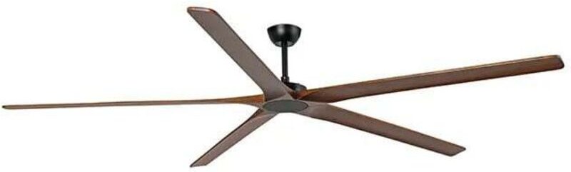 Bigwood 24 Schwarzer Deckenventilator ohne Licht 34192