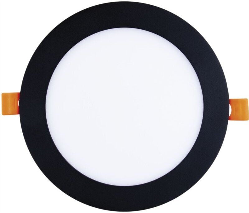 Led Spot - Einbaustrahler 15W 4000K neutralweiß ohne Led-Punkte - Led Deckenspot ø 172mm, schwarz 230V