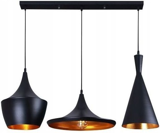 Toolight - deckenlampe costa set cp black