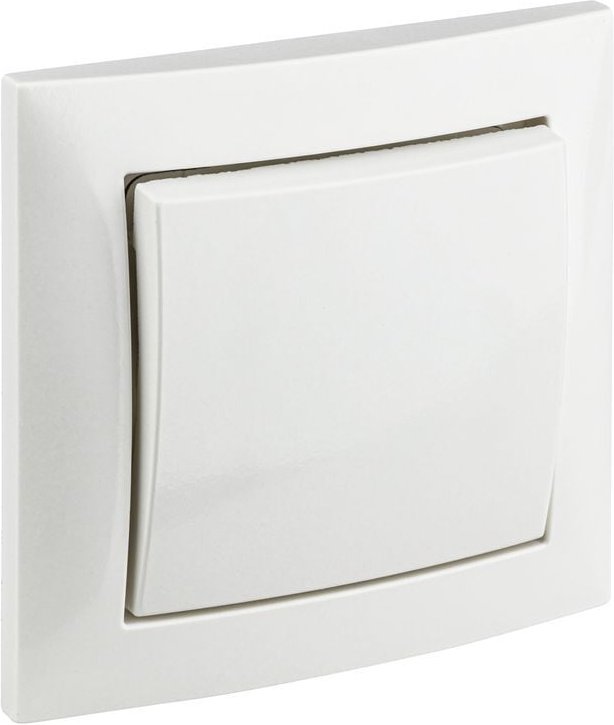 B.k.licht - Berker S.1 Set – 1/5/10x Wechselschalter inkl. Rahmen & Wippe – Weiß/Anthrazit – IP44 – glänzend/matt – für ...