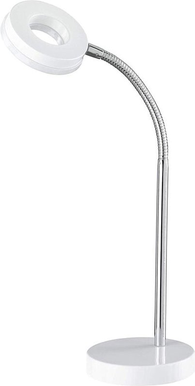 Defibrico - Moderne led Schreibtischleuchte flexibel & biegsam rennes 1 flammig in Weiß