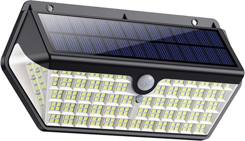 Projecteur solaire détecteur de mouvement 266 pcs led 2500 lumens