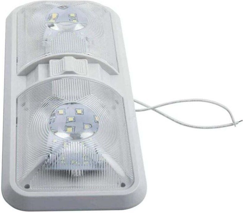 12 V LED-Deckenleuchte für Wohnmobile, Innenbeleuchtung für Wohnmobile, Boot mit Schalter, 48 LEDs, 800 lm, Deckenleucht...