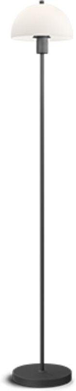 Thumbnail - Vienda Stehlampe Schwarz, Opalglas, Einschaltkabel 1x E14