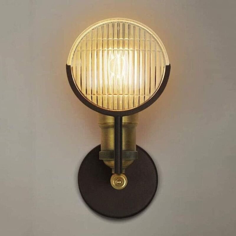 Vintage Industrielle Retro Auto Scheinwerfer Wand Lampe Schmiedeeisen Wand Licht für Wohnzimmer Korridor Werkstatt Resta...