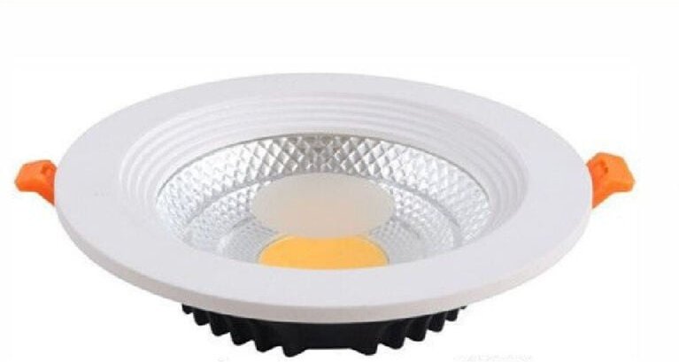 Trade Shop Traesio - Trade Shop - led cob -Panel gebaut -Slim Spotlight 15 Watt Light 6500K 3000k 4000k -