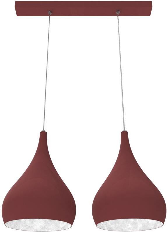 Thumbnail - Calice sospensione binario x 2 bicolore opaco