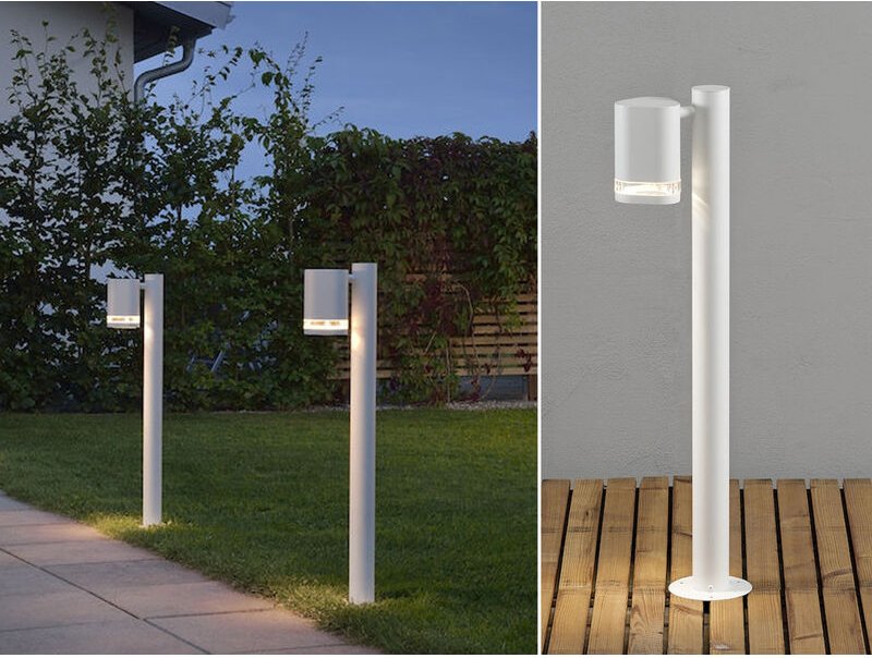 Konstsmide - 2er-Set Aluminium Wegeleuchte modena weiss, GU10, Höhe 70 cm, IP44