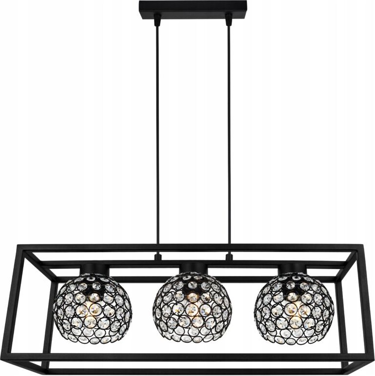 Hängelampe Eleganter Käfig Kristallkugel