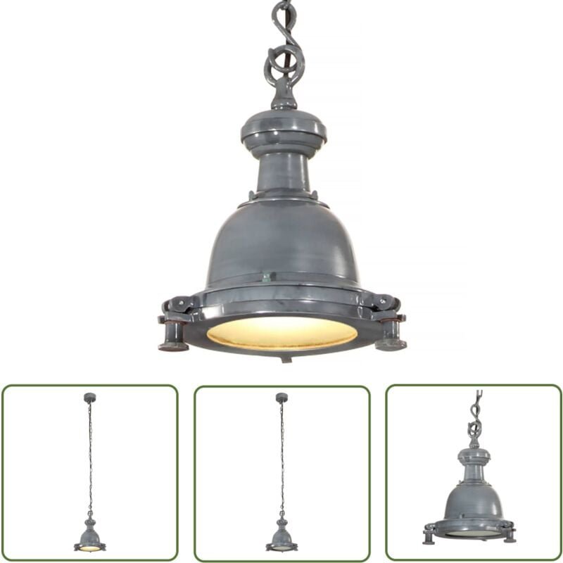 The Living Store - Pendelleuchte 25x25x138 cm Aluminium - Industrielle Pendelleuchte - Aluminium Pendelleuchte - Designe...