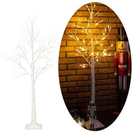 Leuchtender Baum 180 cm LED-Birke Weihnachtsdekoration
