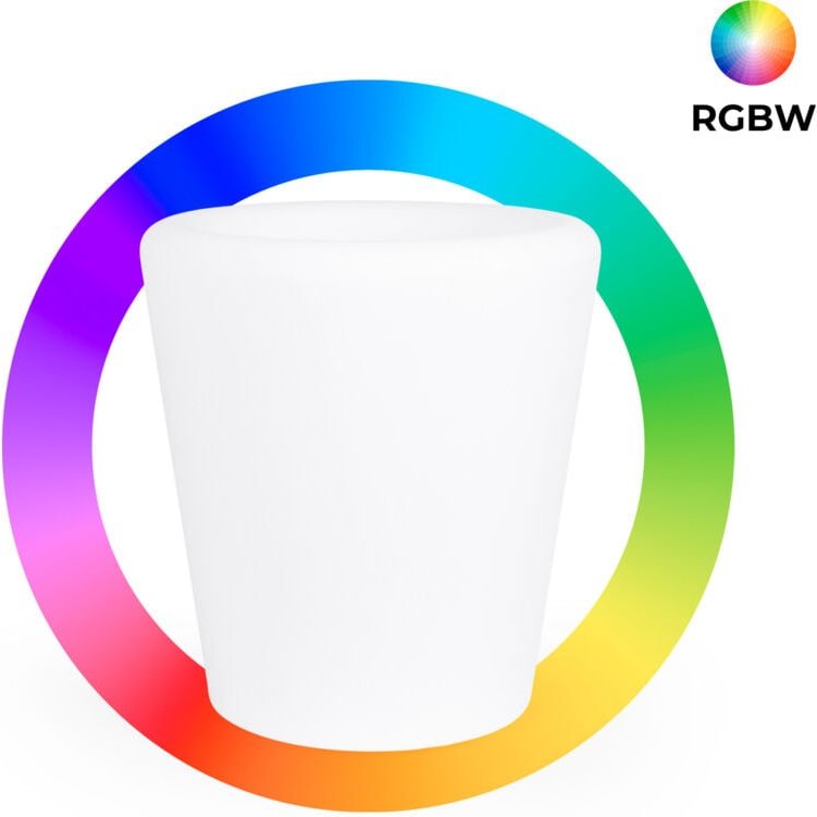 LED RGBW Leuchtender Eiskübel - 6W - 29 x Ø 28cm -