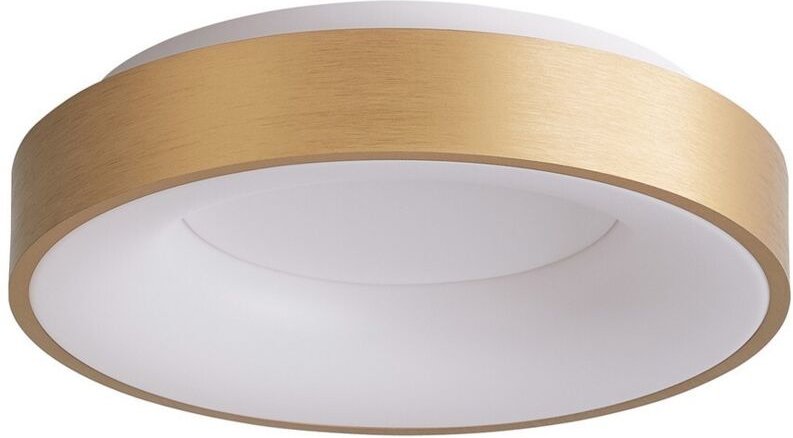 Thumbnail - Giulia - Moderne led Flush Deckenleuchte Gebürstetes Gold, Warmweiß 3000K 2200lm - Italux