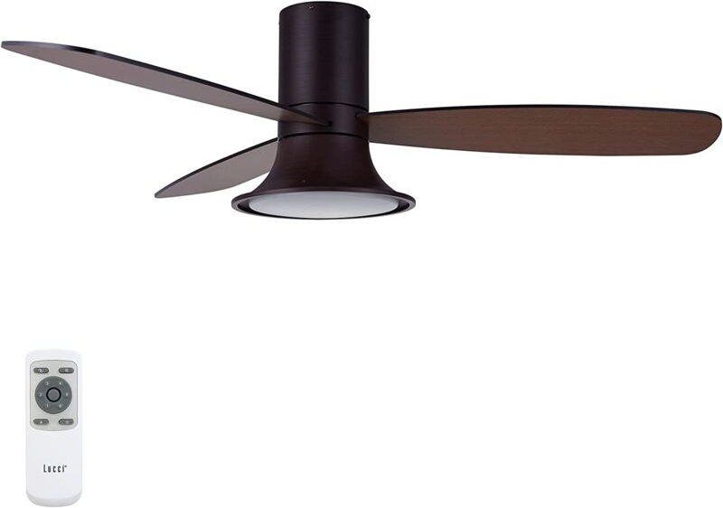 Beacon - Energiespar Deckenventilator Flusso Bronze mit led