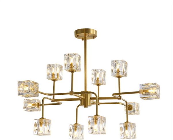 Kabinen 12 – moderner Kronleuchter mit 12 Armen