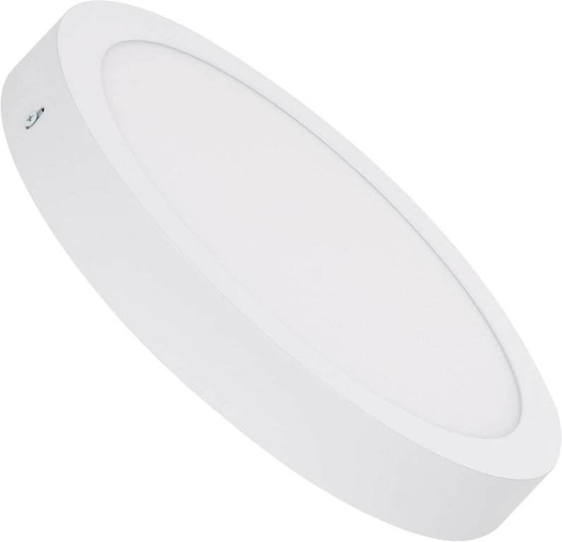 Efectoled - LED-Deckenleuchte 24W Rund Aluminium Ø300 mm Dimmbar Dim To Warm Weiß